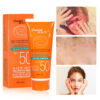 Face Suncreen SPF50 PA Refreshing Sun Care Double Care Oil and Acne Control Sunscreen for Oil Acne Skin