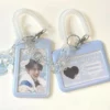 Transparent Photocard Holder Ins Photo Sleeves Card Holder Idol Kpop Photo Protector Bus Card Student Stationery Supplies