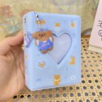 Cartoon Photocard Holder Photo Album Love Heart Hollow Collect Book Korea Kpop Idols Cards Pictures Storage Case
