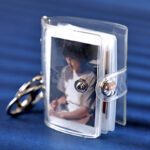 Mini Album Book Bag Accessories Pendant Creative Keychain Card Holder Card Bag Photo Holder With Keychain