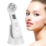 Facial Mesotherapy Electroporation Rf Radio Frequency Led Photon Face Lifting Tighten Wrinkle Removal Skincare Face Massager