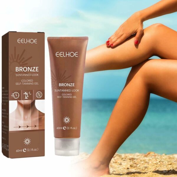 Brown Tanning Lotion Bronzer Accelerator Summer Beach Long Lasting Sexy Solarium Suntan No UV Damage Quick Self Tan Cream