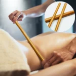 Natural Bamboo Massage Stick Wood Therapy Stick Gua Sha Massage Wood Therapy Tools for Body Contour Cupping Gua Sha Massager