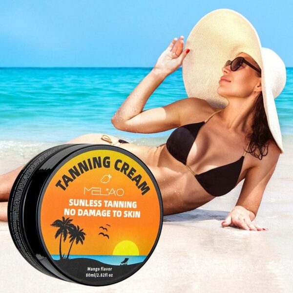 Tanning Accelerator Cream Natural Tanning Gel For Gentle And Intensive Tan Soft And Moisturizing Beauty Lotion Quickly Self