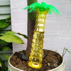 Plant Waterer Automatic Large Capacity Plastic Lovely Coconut Tree Lazy Drip Irrigation Device for Bonsai