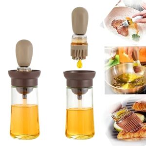 Kitchen Silicone Oil Bottle Oil Brush Baking Barbecue Grill Oil Brush Dispenser Pastry Steak Oil Brushes Kitchen Baking BBQ Tool