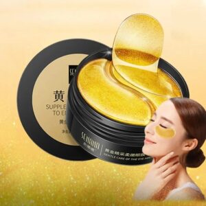 Moisturizing Eye Patch Remove Eyebag 60pcs Gel Eye Pads Skincare Anti Aging Eye Mask 24K Gold Crystal Collagen Eye Mask Patches