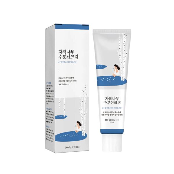 Sunscreen Birch Juice Cream Moisturizing Repair Skin Refreshing UV Protective Oil Control