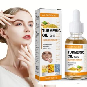 Remove Dark Spots Turmeric Essential Oil Anti Wrinkle Face Serum Therapeutic Acne Shrink Pores Whitening Moisturizing Skin Care