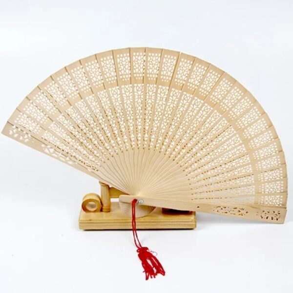 Personalized Carved Wood Wedding Fans, Wedding Gifts For Guests, Custom Logo，Birthday Party Gifts, With organza bag