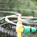 Garden Irrigation Lawn Greening Planting Humidification Spray 360° Automatic Rotating 4-point Sprinkler