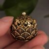Decorative Incense Burner Copper Incenser Holder Censer Desktop Ornament For Shop Office Home