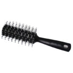 Fashion Men Hair Brush Ceramic Iron Round Comb Barber Dressing Salon Styling