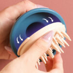Multifunctional Handheld Massage Brush Head Body Scalp Massage Brush Comb Hair Cleaning Comb Head Massager