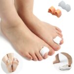 Soft Gel Toe Separators Toe Spacers Bunion Corrector for Overlapping Hallux Valgus and Hammertoe Foot Care Tool