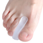 Soft Transparent A-shaped Toe Separator Thumb Bunion Overlapping Toes Correcttor Pain Relief Silicone Foot Care Tool
