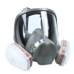Gas Mask Paint Gas Mask Wide Field Full Face Mask Respirator Spray Paint Silicone Mask