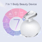 Body Slimming Machine IPX6 Waterproof 1.9MHz Radio Frequency LED Therapy Massager