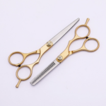 Golden Professional  Stainless Steel Barber Hair Cutting Thinning Scissor Shears Hairdressing Set