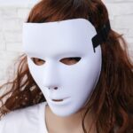 Halloween Cool Pvc Kamen Rider Ghost Dance Hip Hop Mask White Mask For Home Bar Nightclub Party Props Supplies