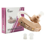 Portable Ear Mounted Amplifying Hearing Aid Clear Sound Quality Sound Amplifier Single Key Operation Loss