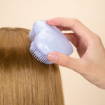 Mini Heart Pocket Small Travel Massage Hair Brush Resinous Air Cushion Comb Wet Brushes Styling Accessories