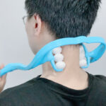 Plastic Pressure Point Therapy Neck Massageador Massagem Relieve Hand Roller Neck Massager for Neck Shoulder Trigger Point