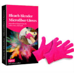 Nylon Bleach Gloves Hair Straightener Perm Curling Hairdressing Heat Resistant Finger Glove Salon Hair Care Styling Tools