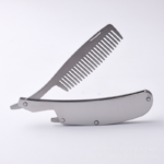 Stainless Steel Folding Comb Portable Comb for Men's Beard Styling Tools Mini Folding Comb Hair Accessories