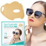 Face Patch Breathable Ice Facial Patch Sunblock Anti UV Facial Cover Elastic Patch For Jogging Golf Walking Running