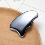 Massage Tool Natural Jade GuaSha Facial Massager Gouache Scraper Stone for Face Neck Body SPA Beauty Scraping