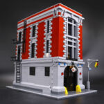 City Street View Ghostbusters Firehouse Headquarters Building Blocks Bricks Kit Compatible  Kid Birthday Gift