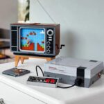 Console Nintendo Entertainment System Model Building Block Brick Assembly Game Kids Toy Children