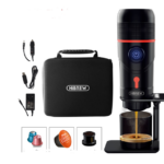 Portable Coffee Machine for Car & Home,Expresso Coffee Maker Fit Nexpresso Dolce Pod Capsule Coffee Powder