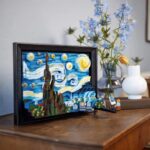 The Starry Night Vincent Van Gogh Model Building Blocks Bricks Educational Toys For Boy Kids Christmas