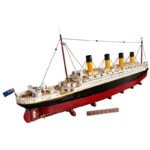 Compatible Titanic Large Cruise Boat Ship Steamship bricks building blocks Children Diy Toys Love Gifts
