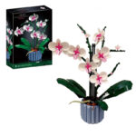 Bouquet Orchid block flower Succulents Potted Building Blocks  Romantic Kit Assembly Building Toy