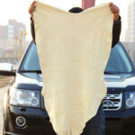Natural Chamois Leather Car Washing Towels Super Absorbent Car home Window Glass Drying Cleaning Cloth Quick