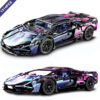 Technical Colorful Lanborghnised Sport Car Building Blocks Speed Vehicle Construction Bricks Set Toys Gifts