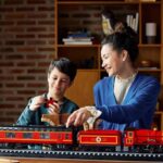 Magic movie Train Station Collector's Edition Assembled Building Block Model Kit Kid Toy
