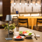 LED Restaurant table lamp Touch Dimming Rechargeable Hotel bar Bedside