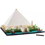 The Great Pyramid of Model Building Block Set Compatible  Assembled Bricks Kid Toys