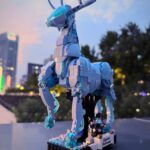 Compatible  Building Blocks Movies Animais Modelo De Stag Wolf Bricks Toy For Kid Birthday