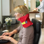 Travel Pillows Portable Neck Collar Brace Soft Comfy Sleeping Pillows Relief Orthopedic Pain Pillow for Office Airplane Car