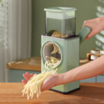 Vegetable Cutter Multifunctional Drum Vegetable Cutter Slicing and Wiping Machine Potato Shredding and Slicing Machine