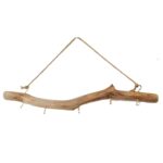 Wooden Hook Wall Mounted Driftwood Hook Vintage Ornament for Small Item Hat Retro Driftwood Branch Hook Storage Key Holder