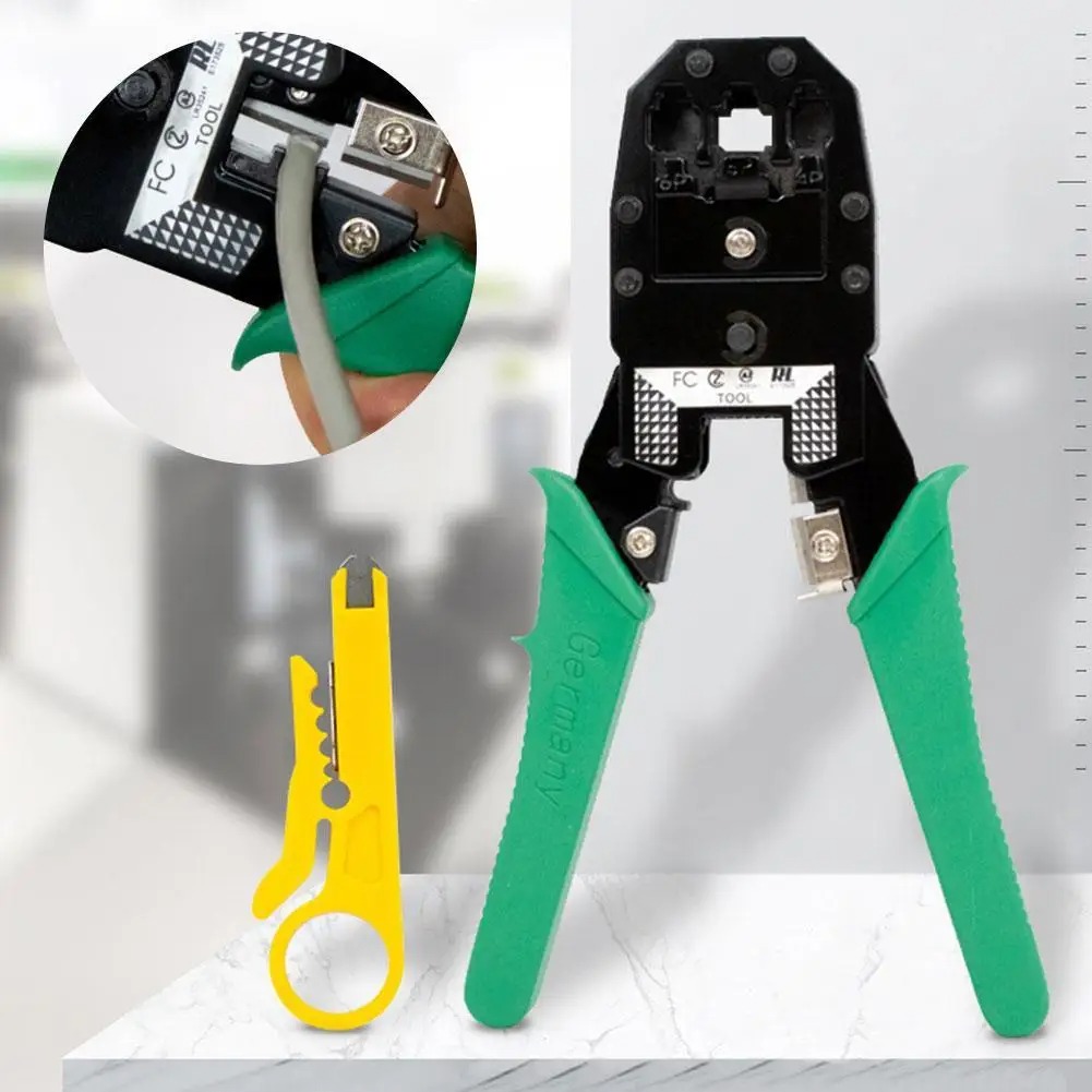 Stripping Crimping Pliers Network Cable Clamp Pliers Professional Network Cable Tester Cable Tester