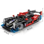 Technical Chan DC Racing Formula Car Building Blocks Assemble Speed High-Tech Vehicle Bricks Toys