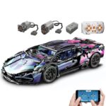 Technical Remote Control Moter Power Sport Car Building Blocks Bricks Speed Racing Supercar Sets Toys For Kids Models Gifts