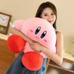 Anime Star Kirby Plush Toys Soft Stuffed Animal Doll Fluffy Pink Plush Doll Pillow Room Decoration Toys